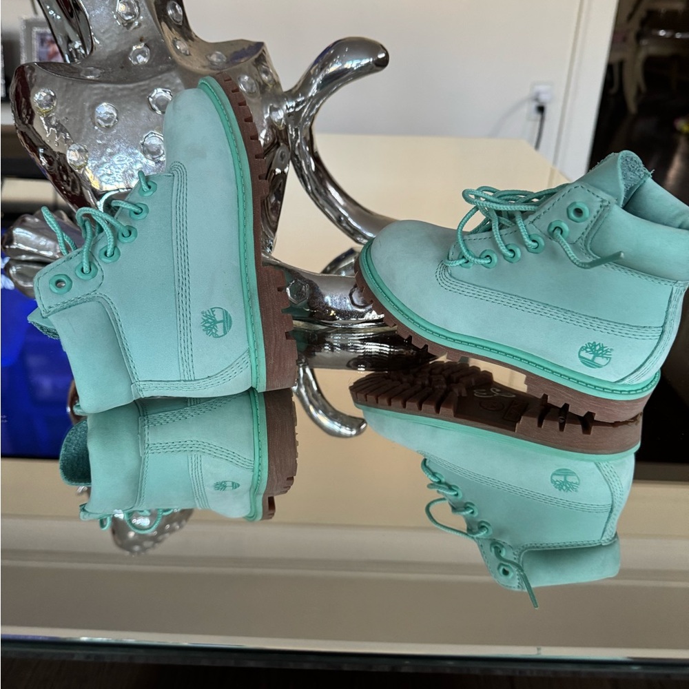 Timberland Kids' Mint Green Boots